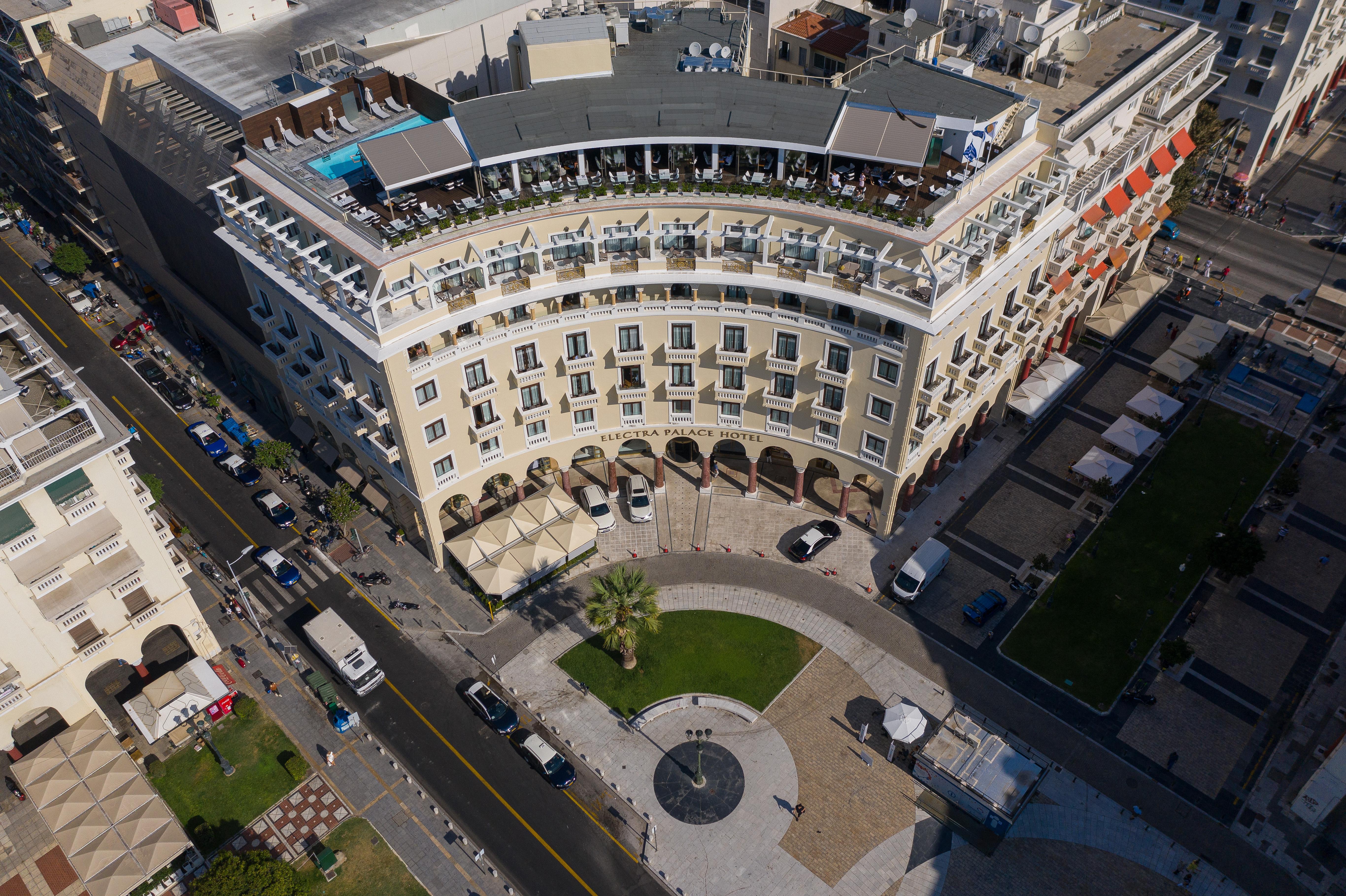 Electra Palace Thessaloniki Hotel Exterior photo Aerial view of the hotel